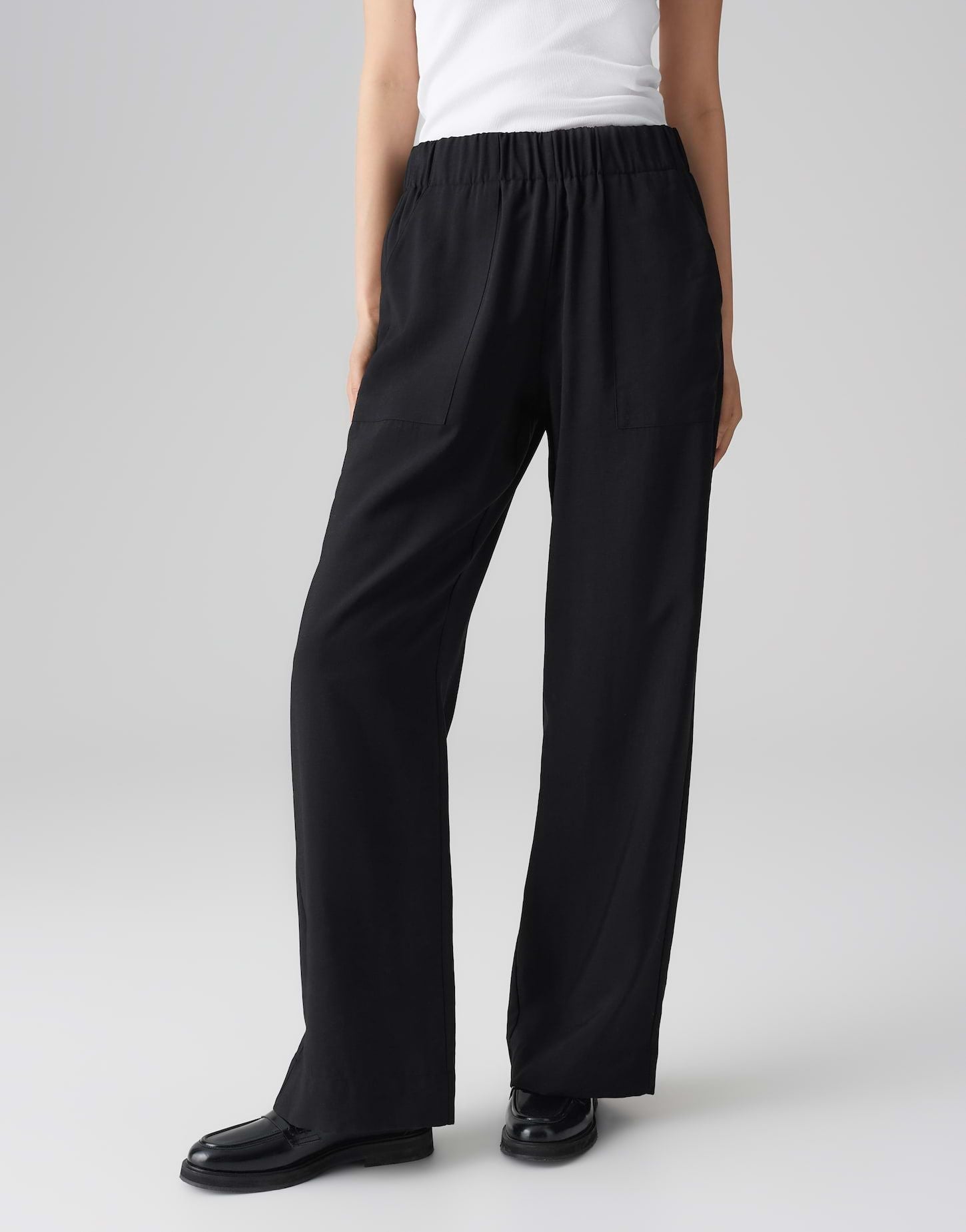 OPUS Damen Hose schwarz