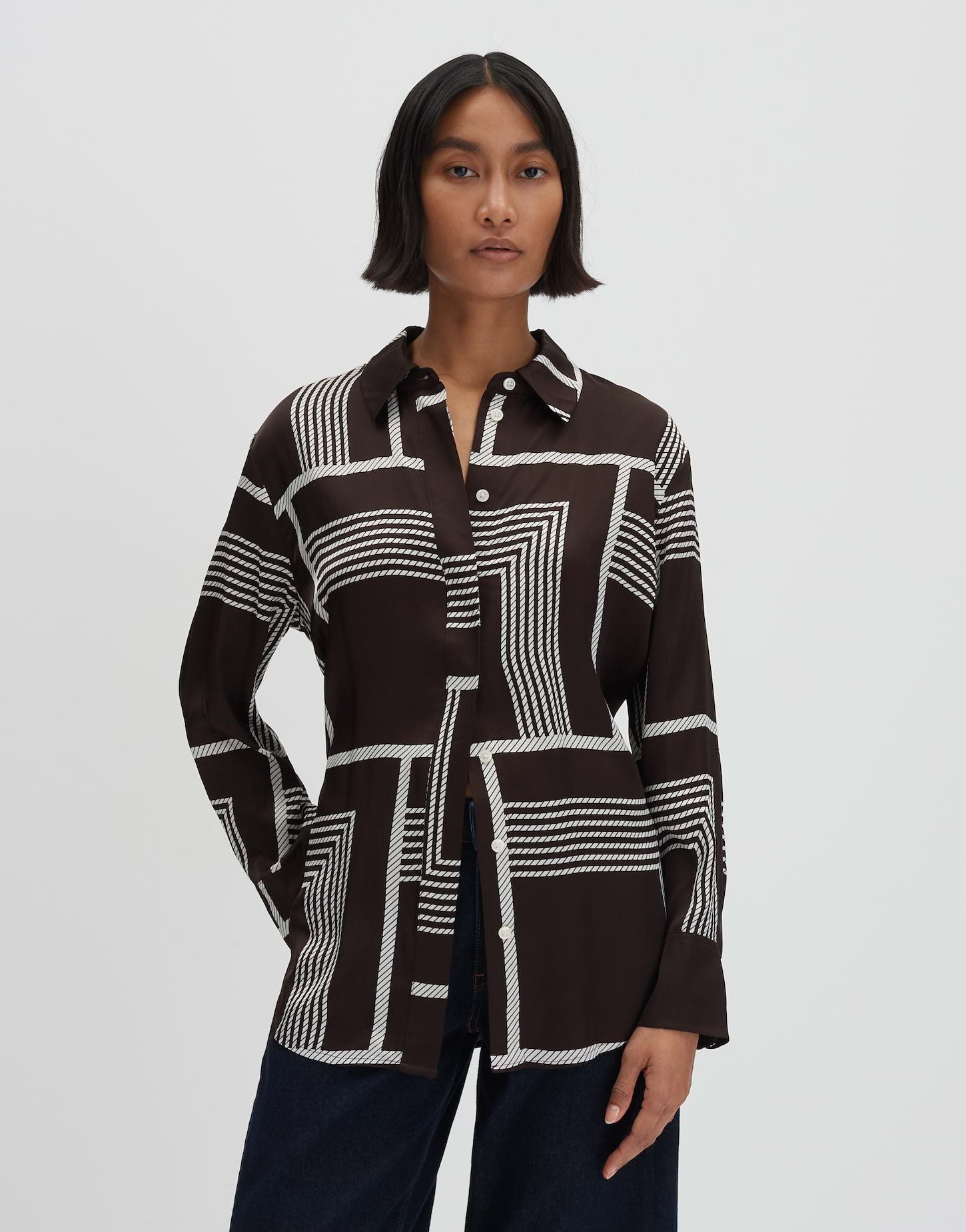 someday Damen Bluse schwarz