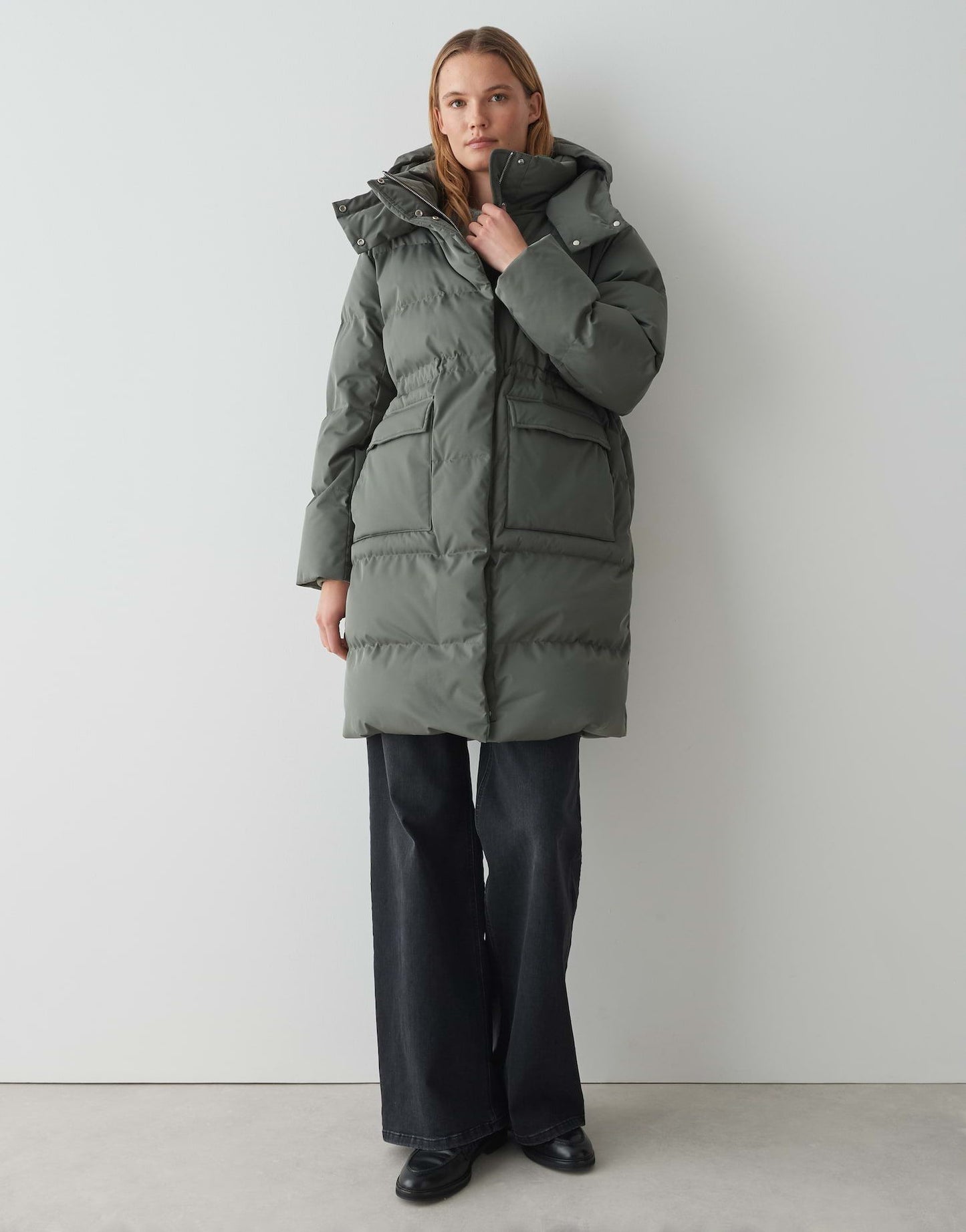 Opus Damen Jacke khaki