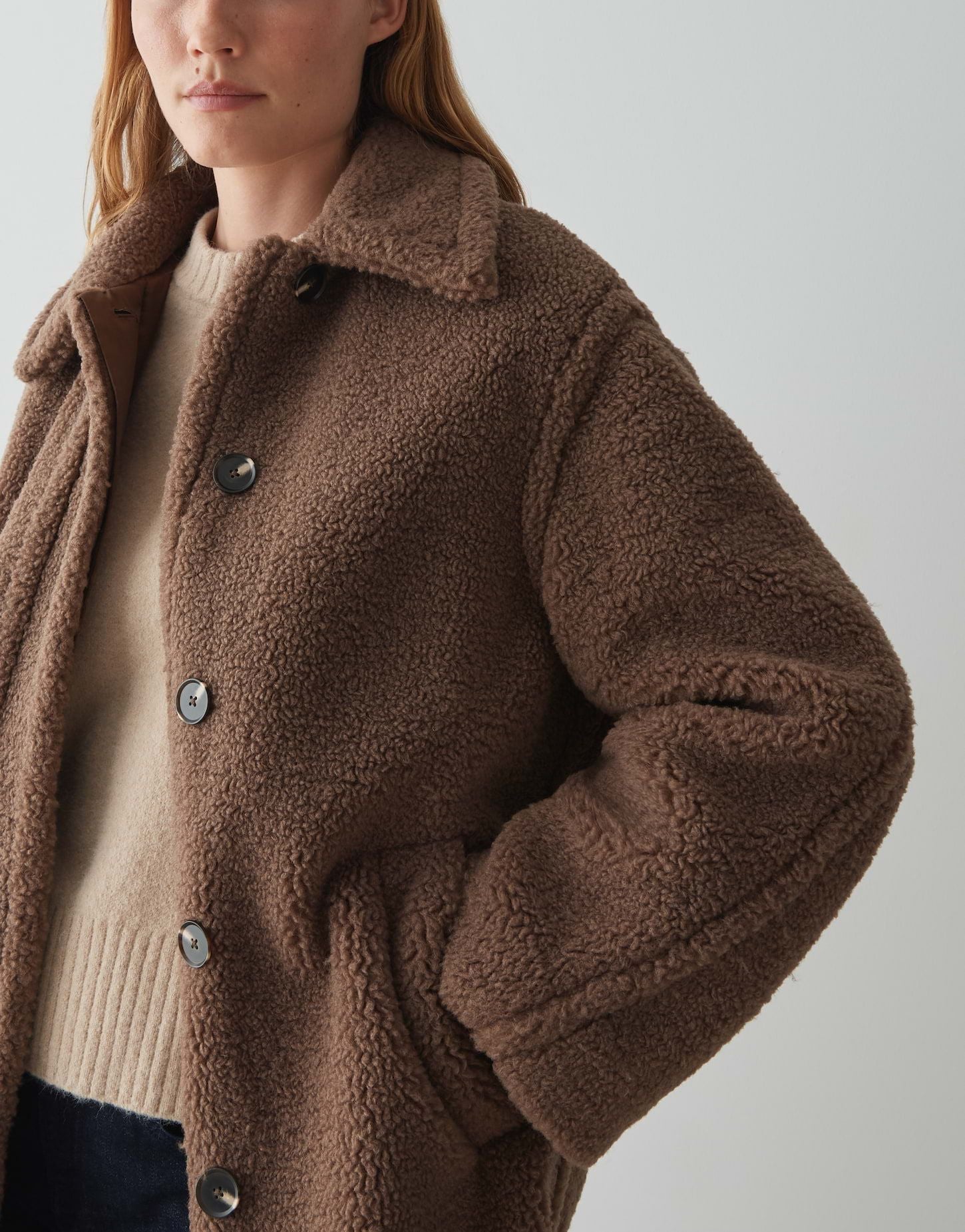 Opus Damen Mantel braun