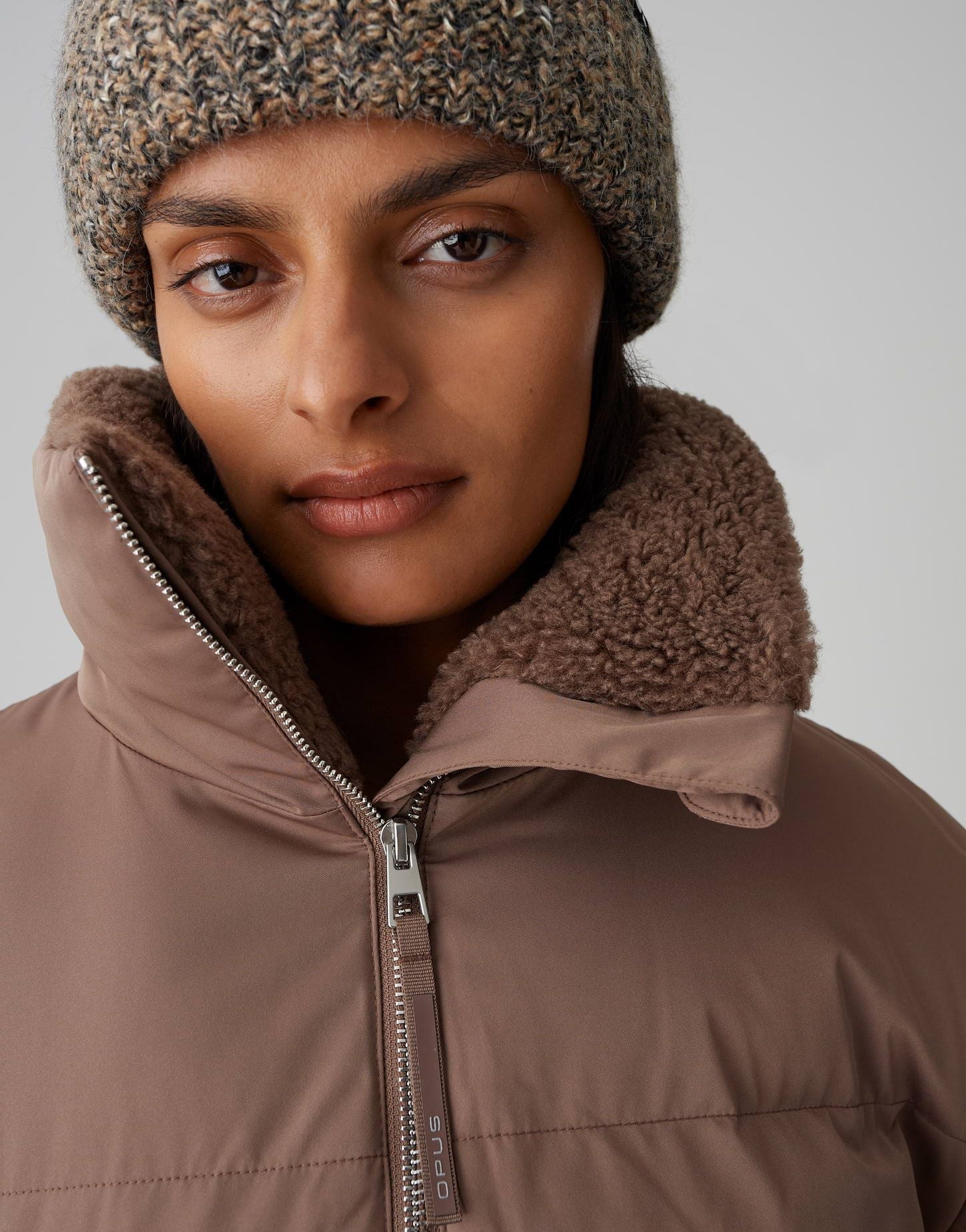 Opus Damen Jacke braun