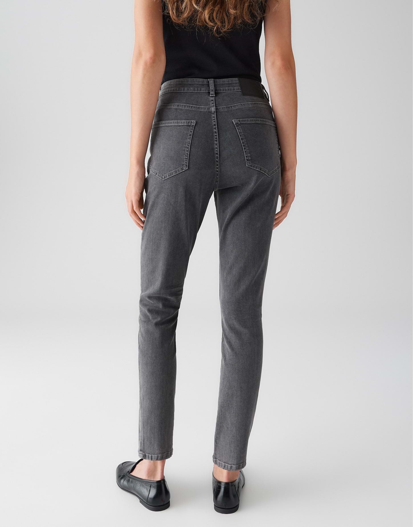 Opus Damen Jeans grau