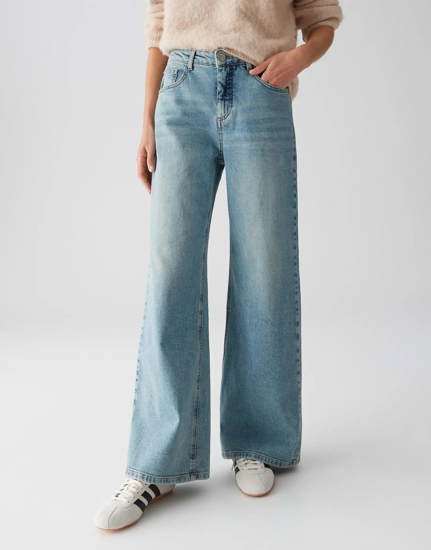 Opus – Opus Damen Jeans Minah palazzo urban