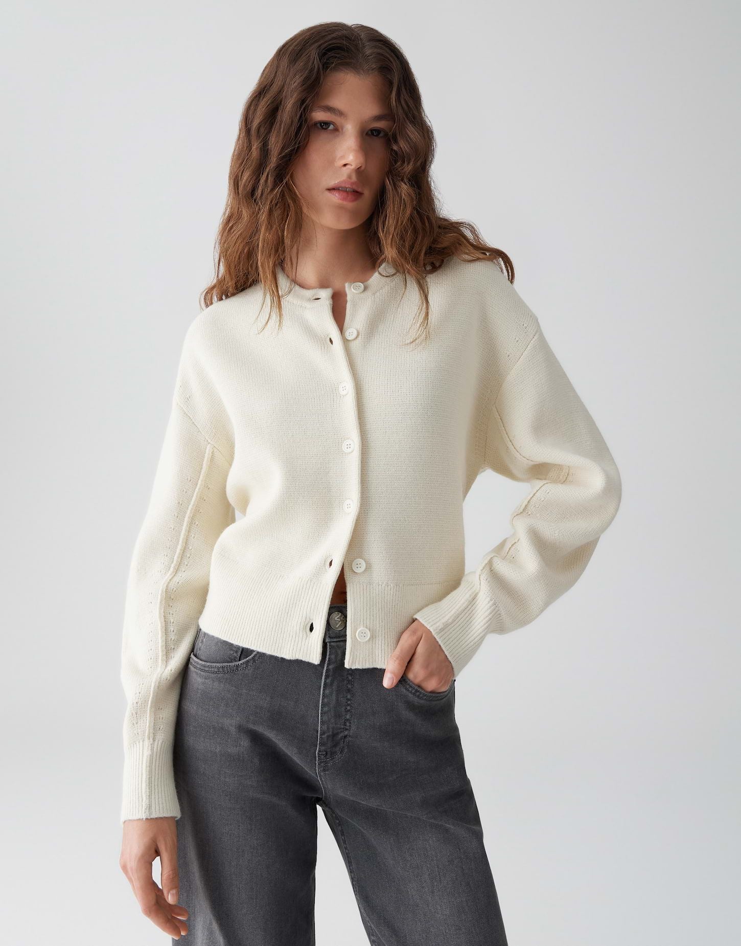 Opus Damen Strick beige