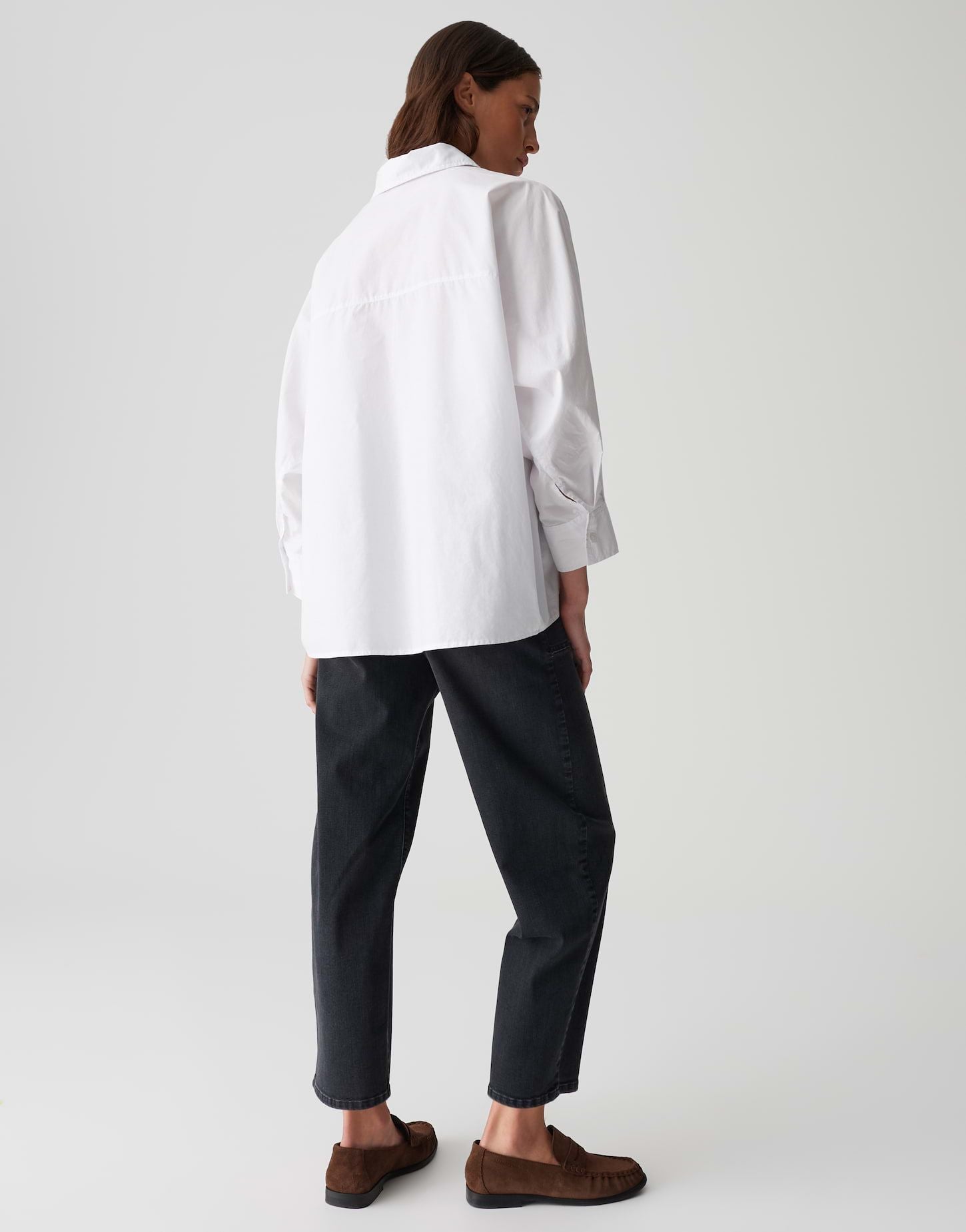 Opus Pants Damen Bluse Fionne weiß