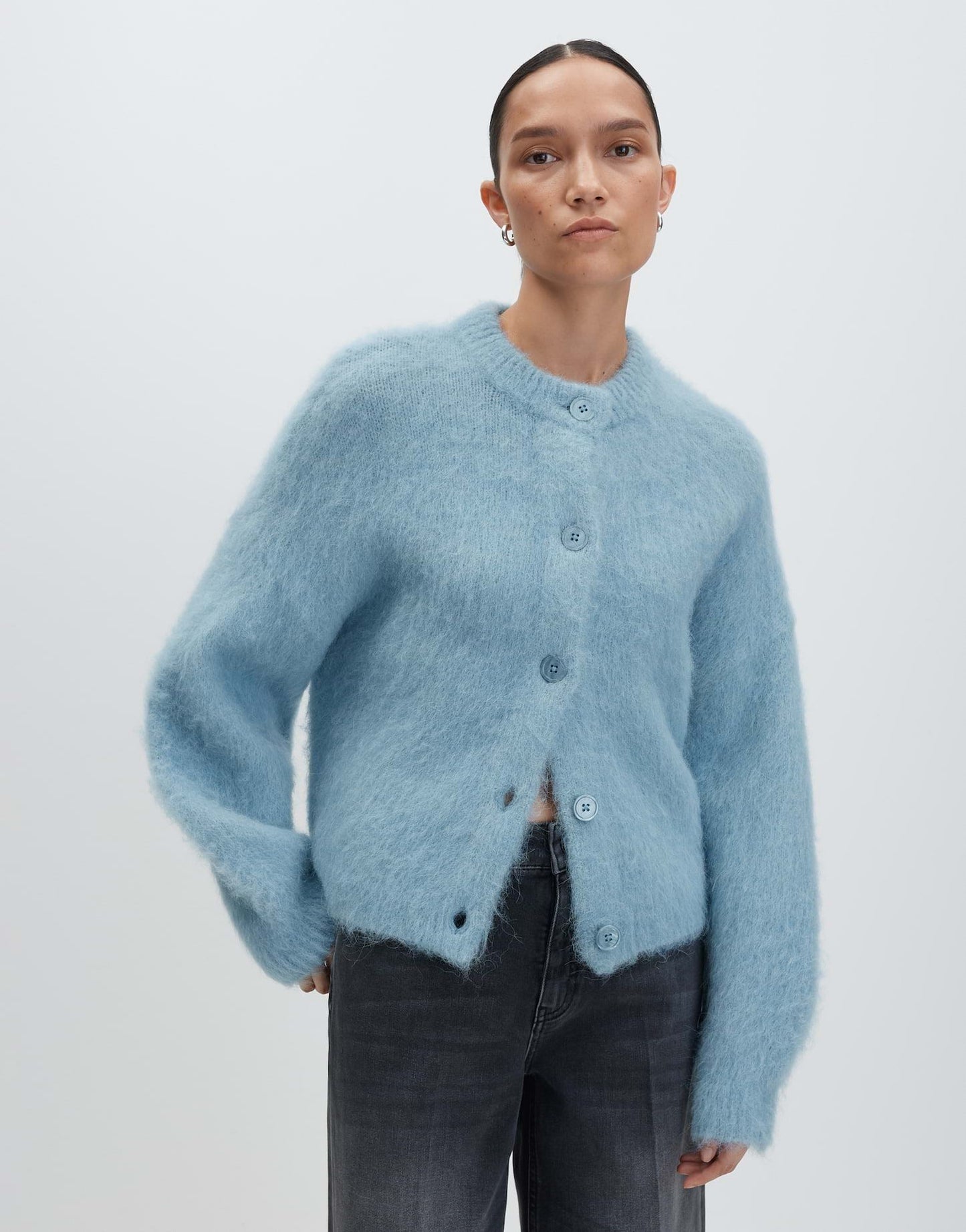 someday Damen Strickjacke Tamanah blau