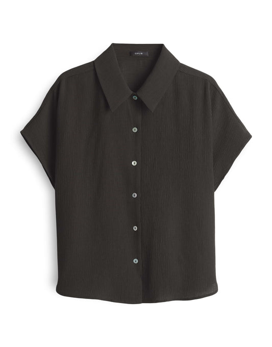 Opus Damen Hemdbluse Fasinga braun