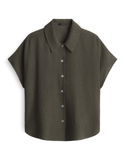 Opus Damen Hemdbluse Fasinga grün