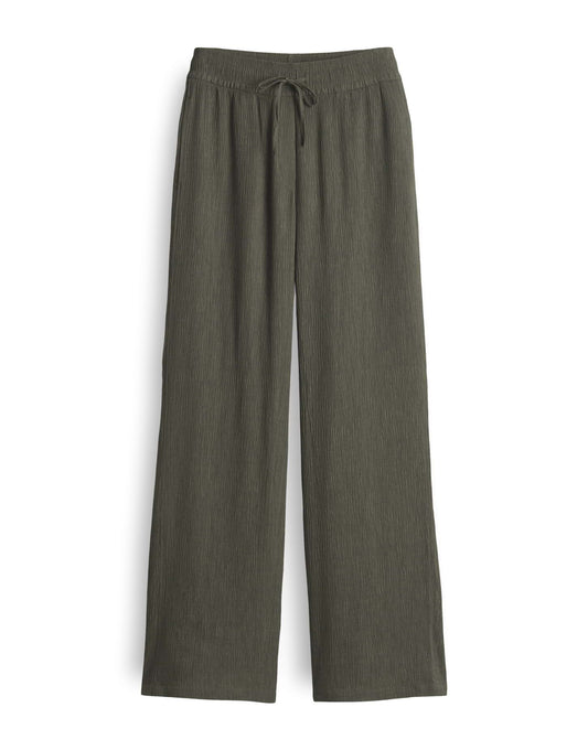 Opus Damen Hose Marou crinkle grün