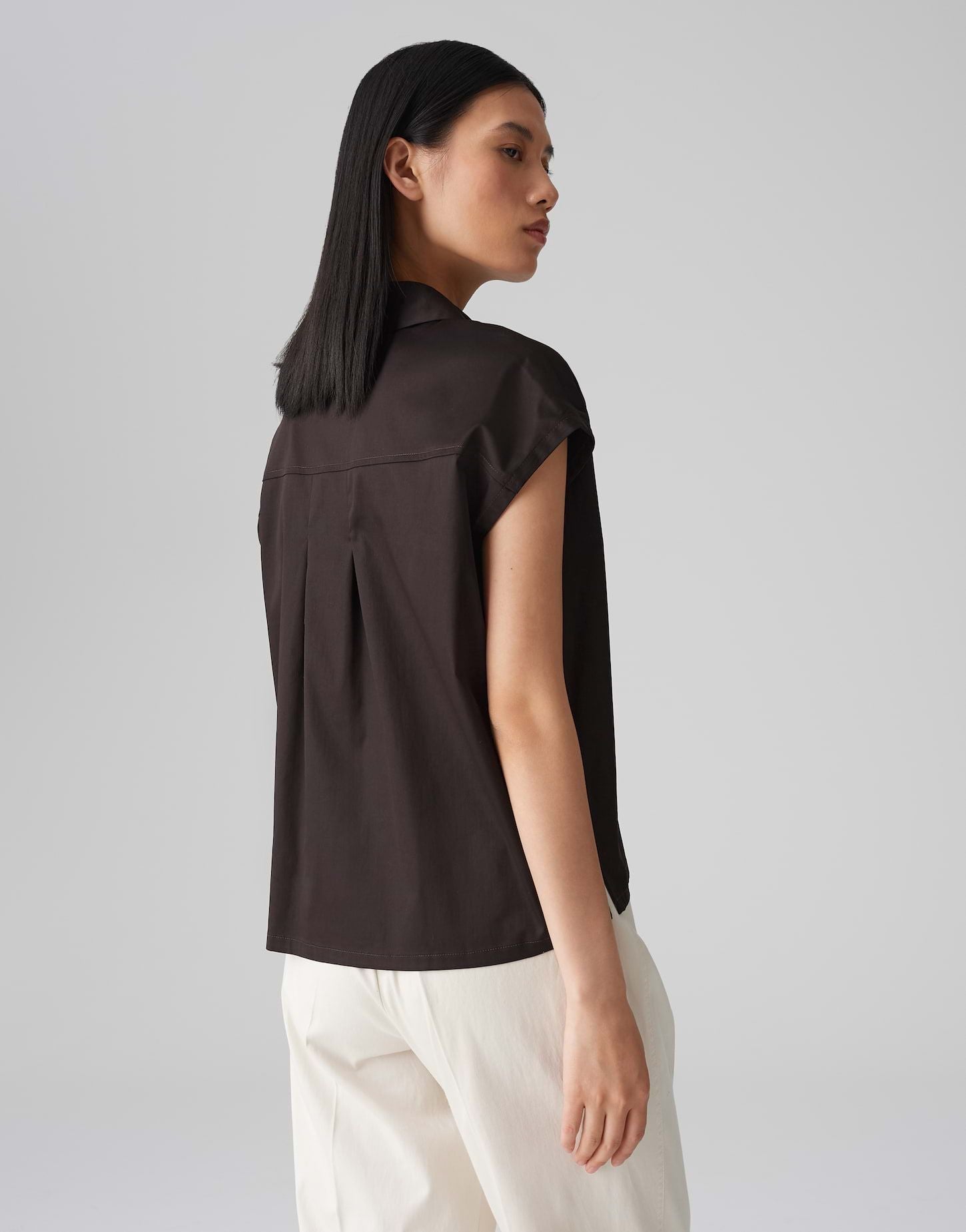 Opus Damen Hemdbluse Fajora braun