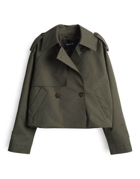 Opus Damen Jacke Hawena grün