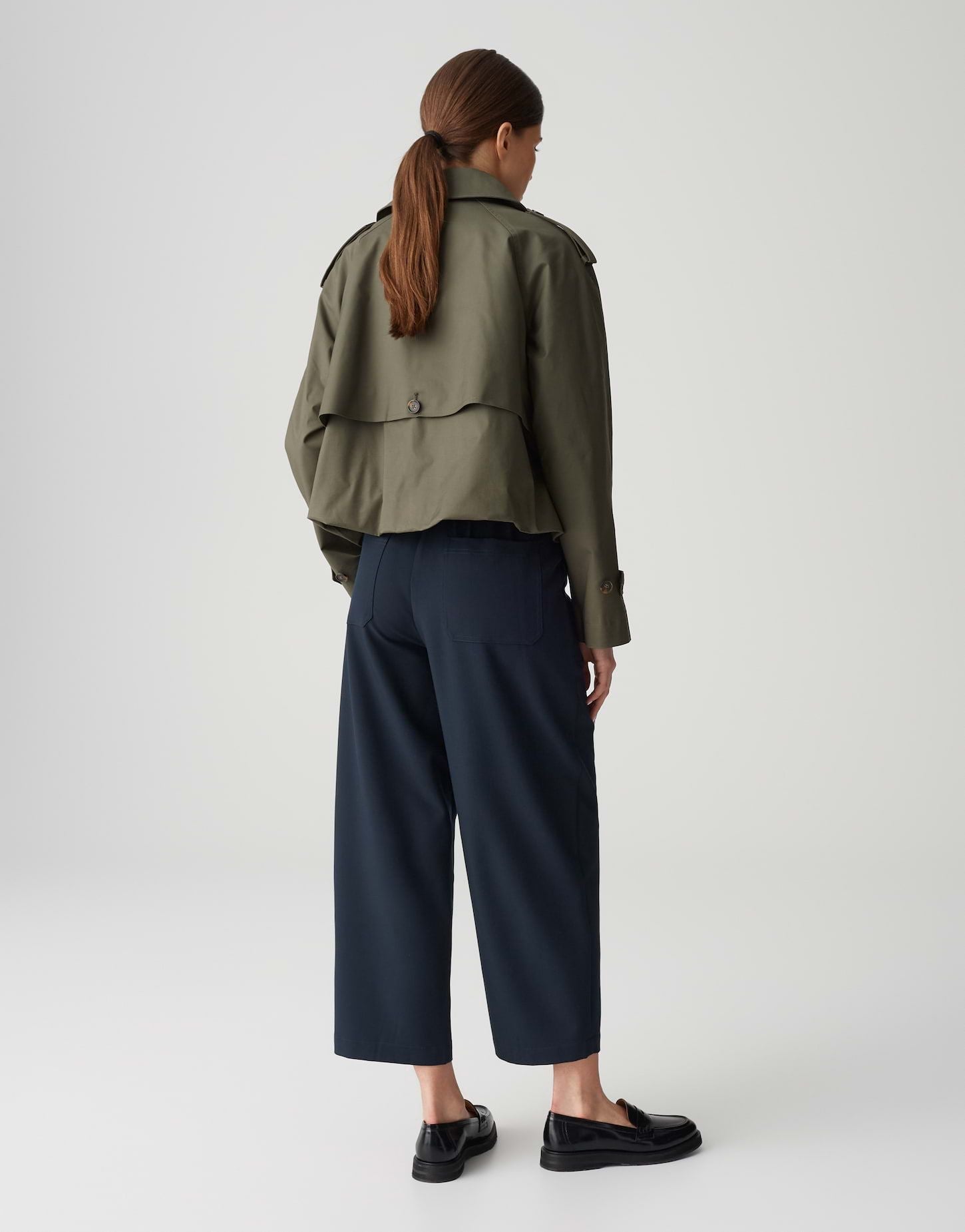 Opus Damen Jacke Hawena grün