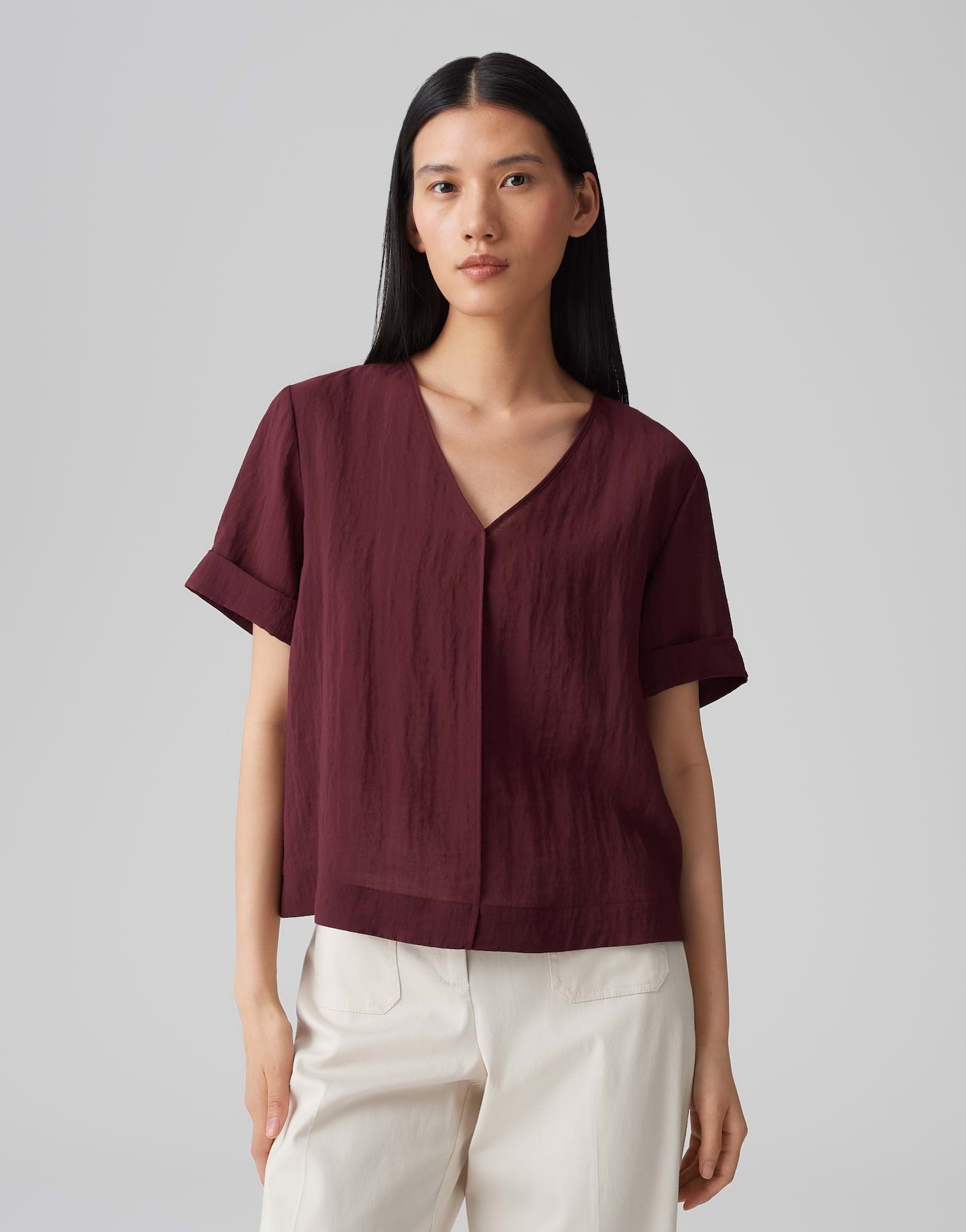 Opus Damen Bluse Filka lila