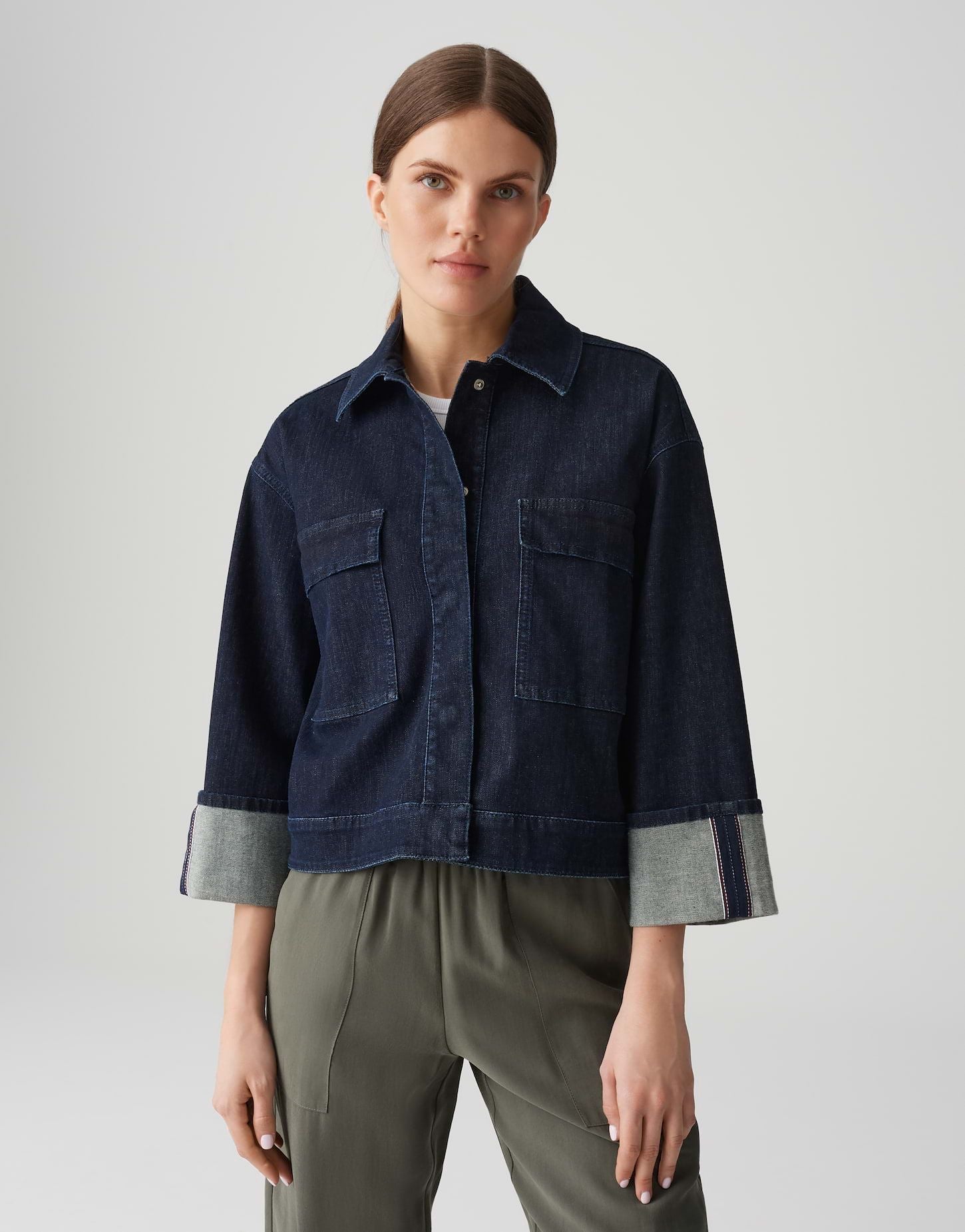 OPUS Damen Jacke blau