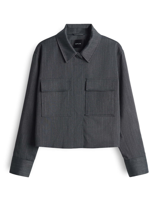 Opus Damen Jacke Hydena blau