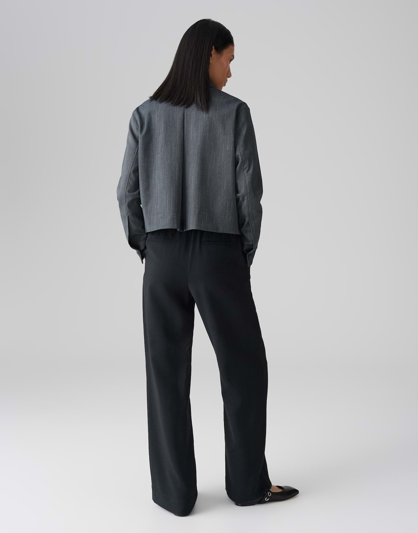 Opus Damen Jacke Hydena blau
