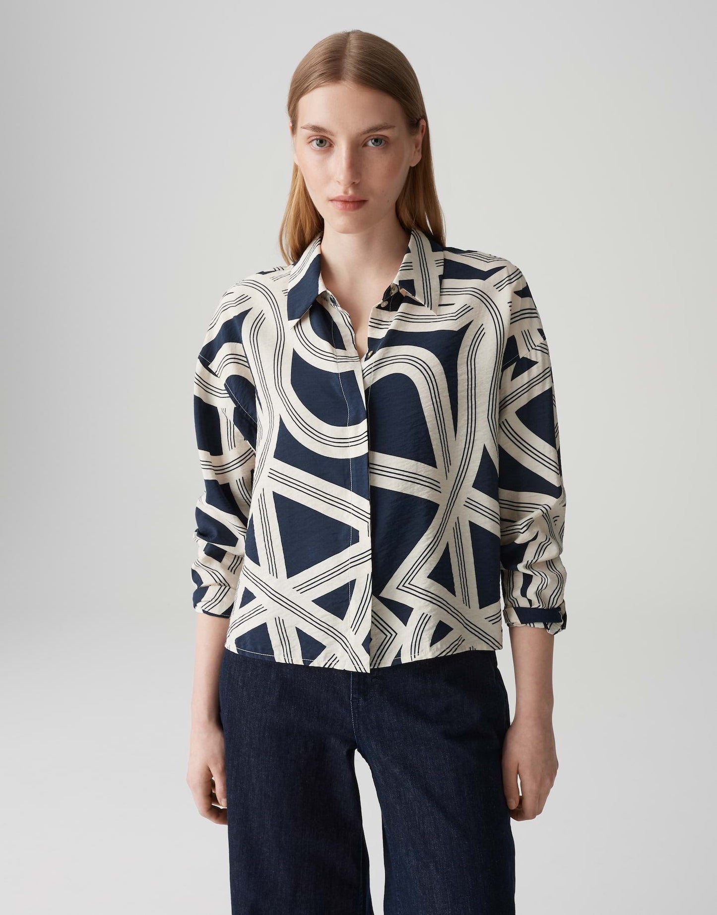 OPUS Damen Bluse blau