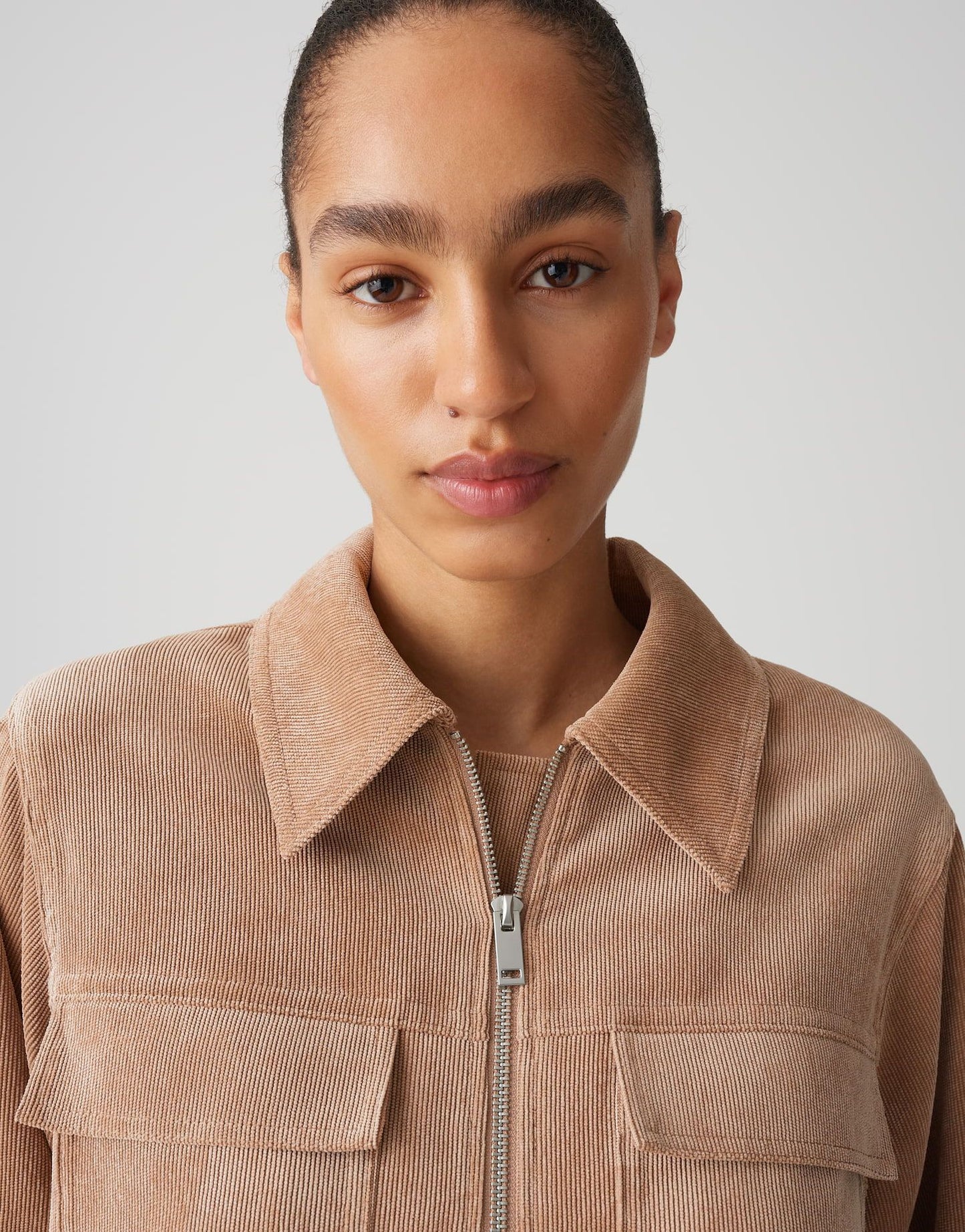 OPUS Damen Jacke braun