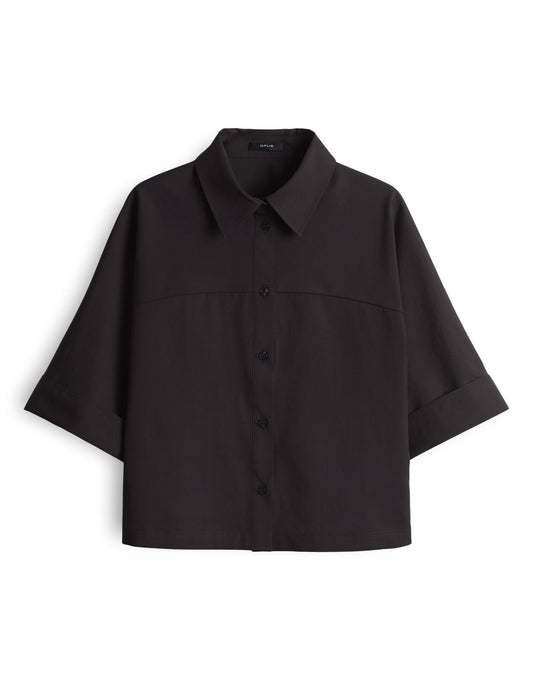 Opus Damen Hemdbluse Freppy braun