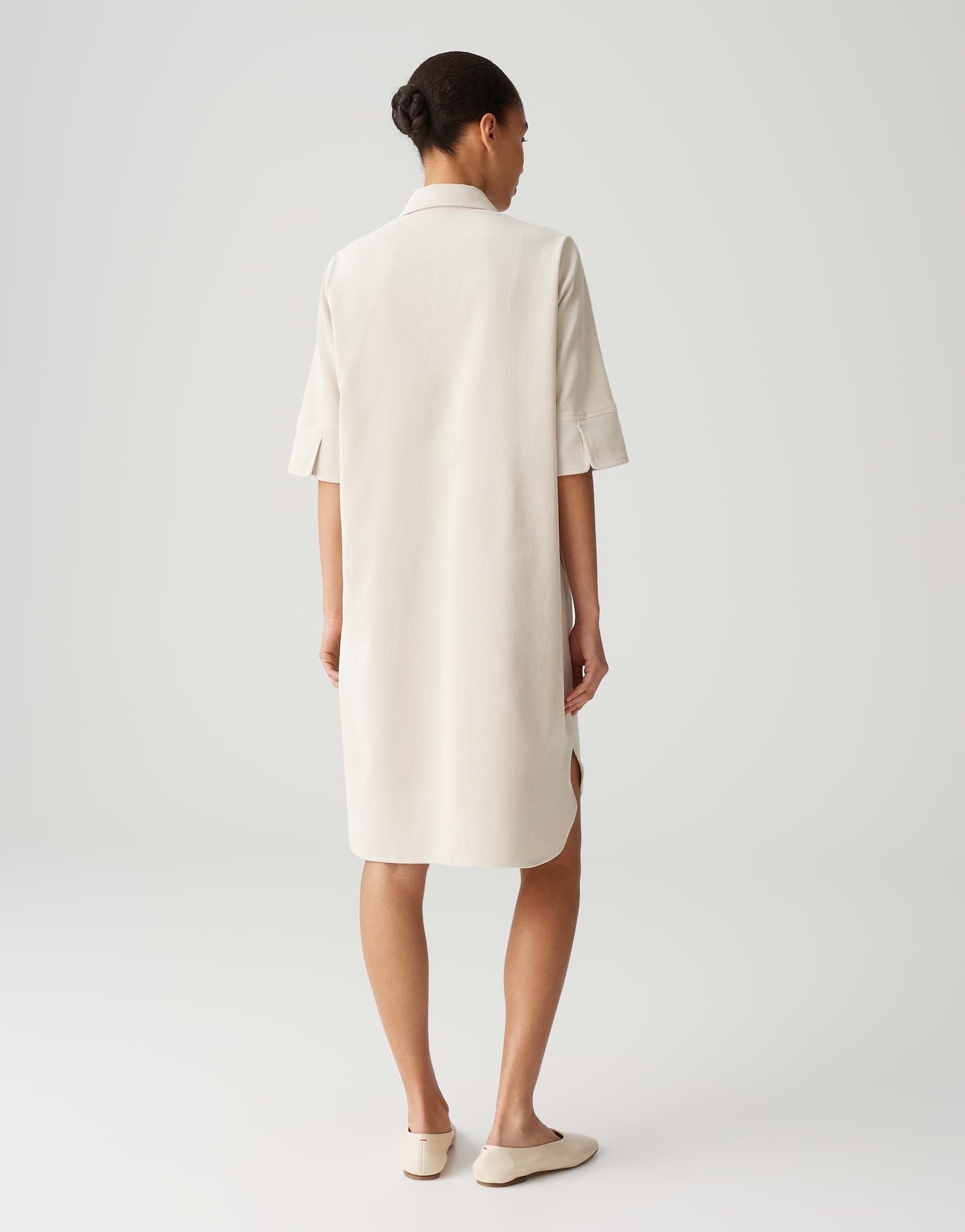OPUS Damen Blusenkleid beige