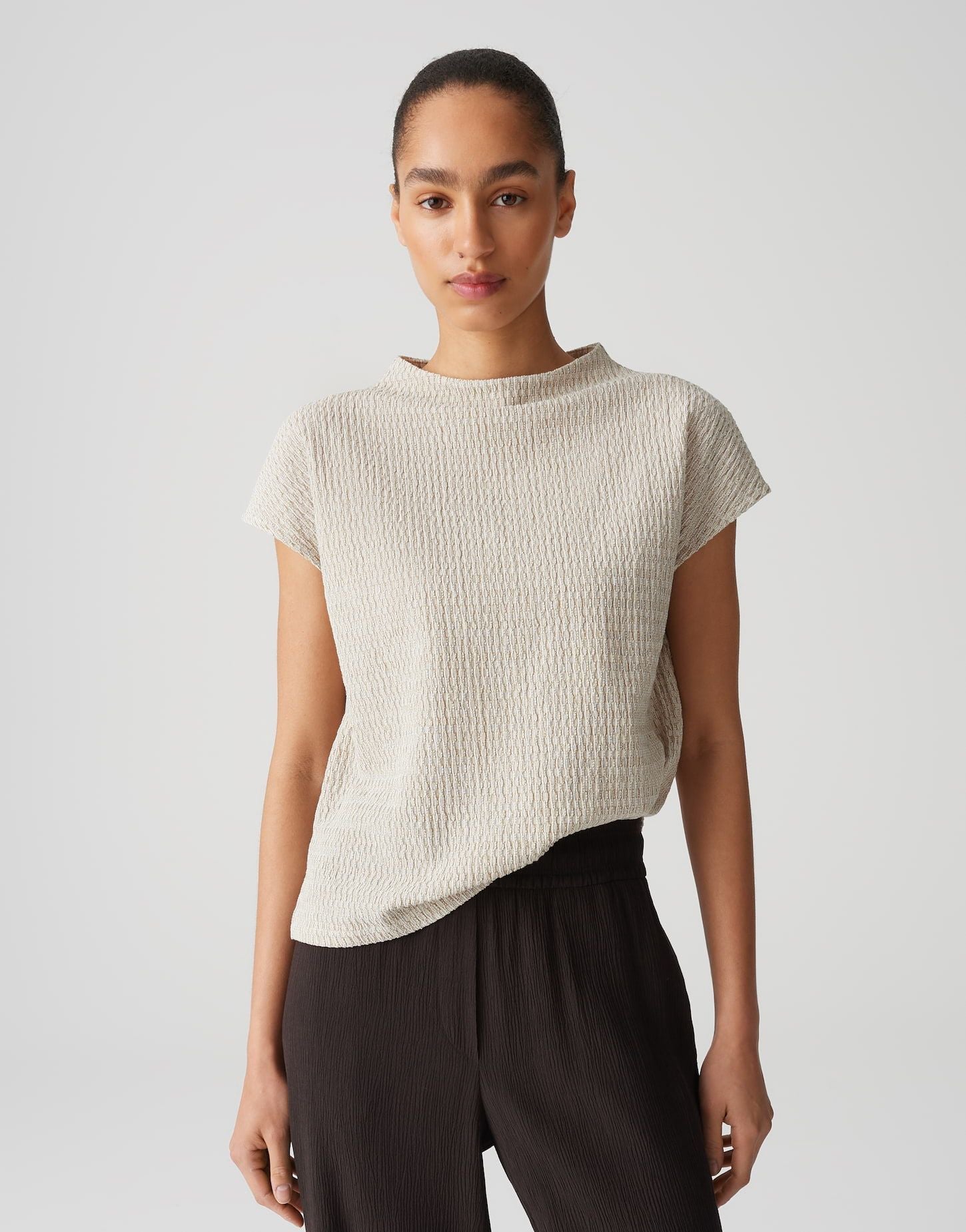 Opus Damen Shirt Sorote beige
