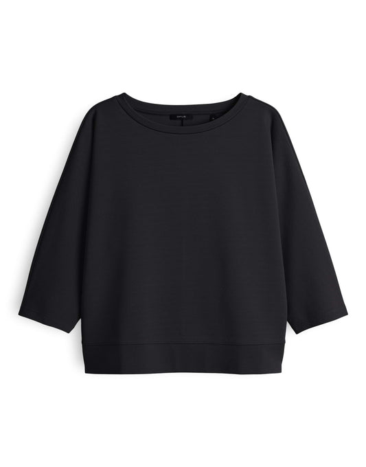 Opus Damen Shirt Salane 44 schwarz