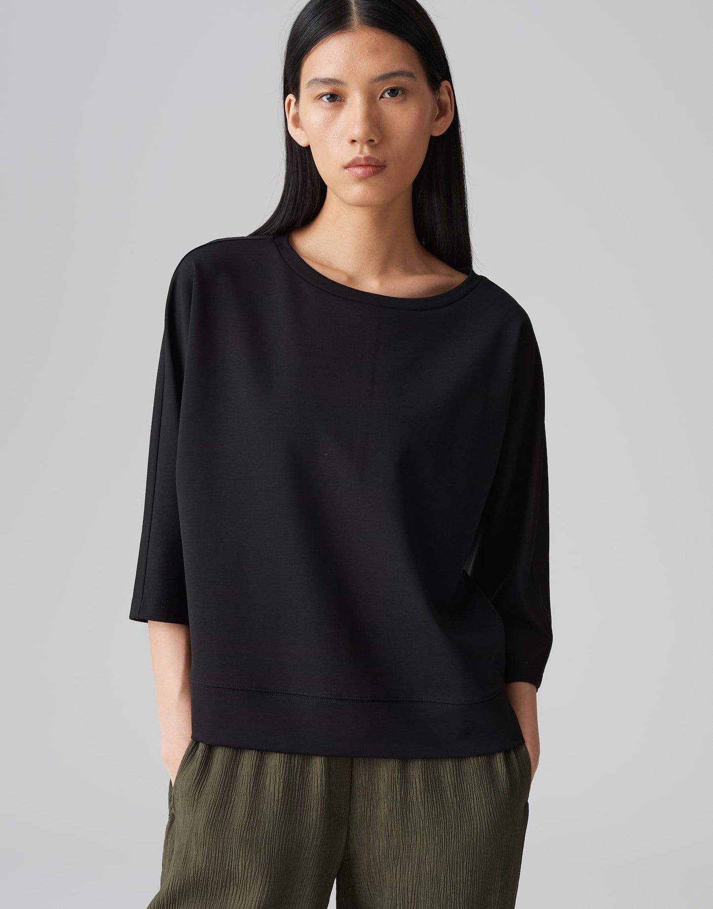 Opus Damen Shirt Salane schwarz