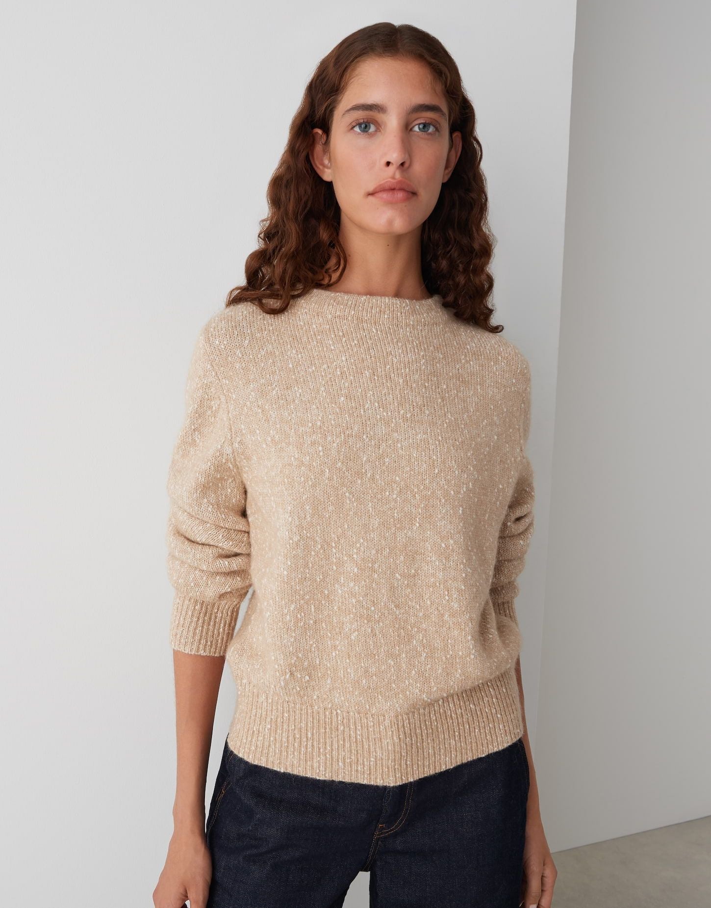 Opus Damen Pullover Panep braun