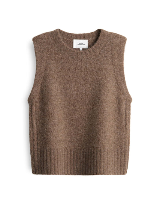 Opus Damen Pullunder Pucku braun