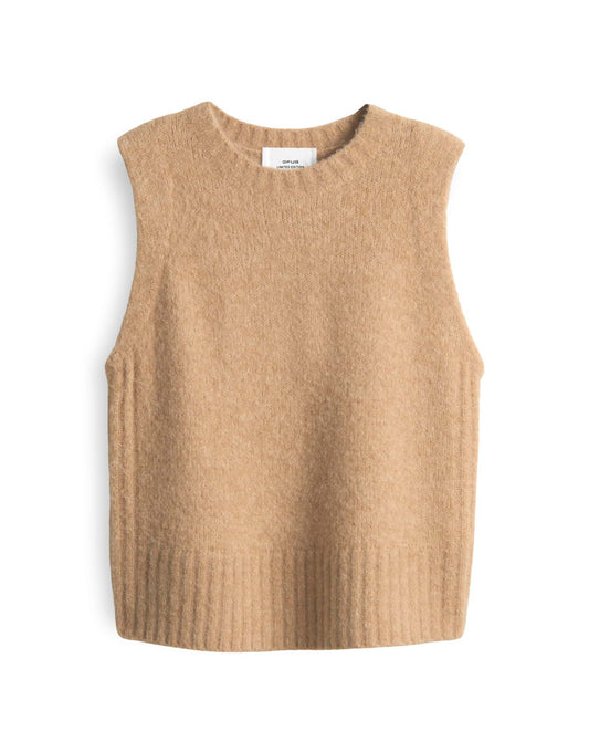 Opus Damen Pullunder Pucku braun