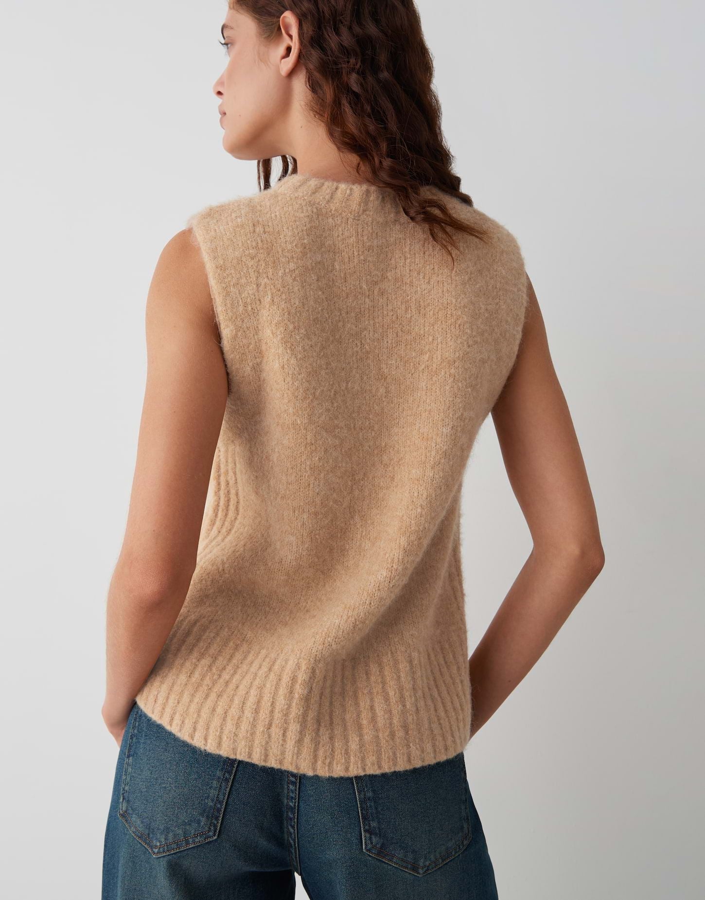 Opus Damen Pullunder Pucku braun