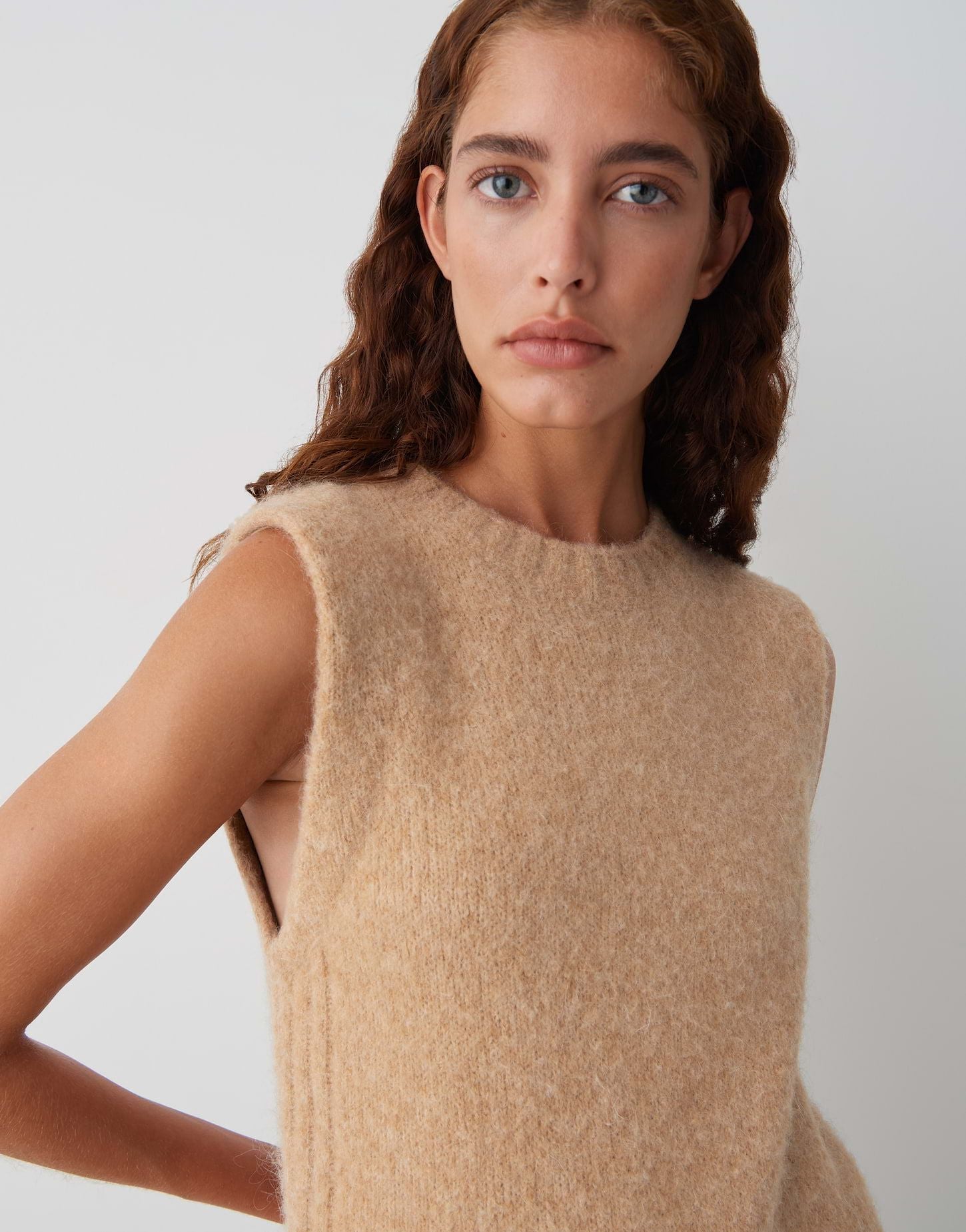 Opus Damen Pullunder Pucku braun