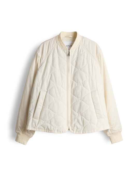 Opus Damen Blousonjacke Harpar 40 weiß