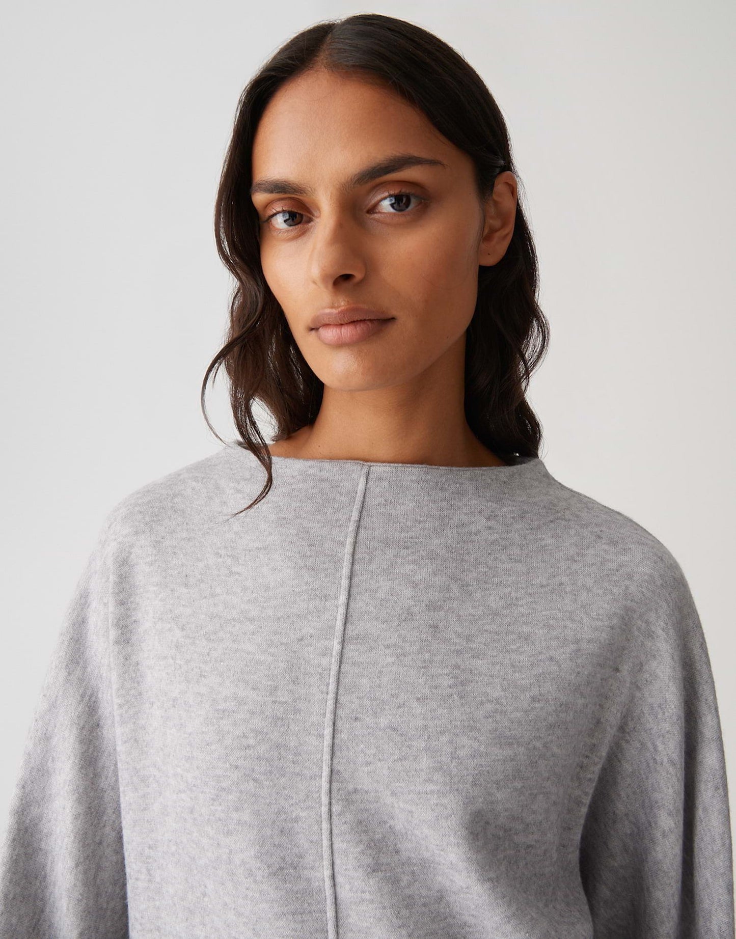 Opus Damen Shirt Gonnik grau
