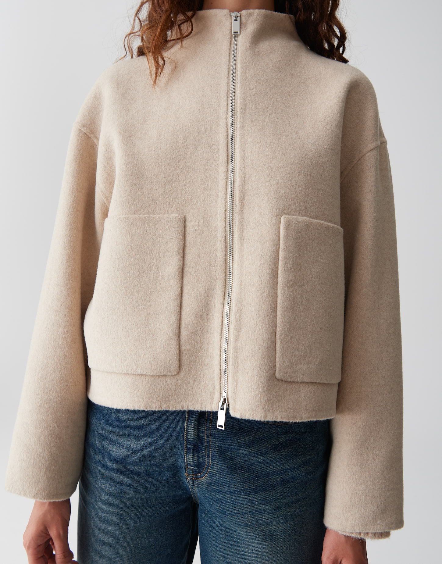 Opus Damen Jacke beige