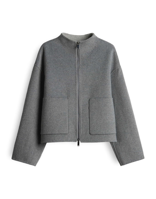 Opus Damen Jacke Helisa L grau