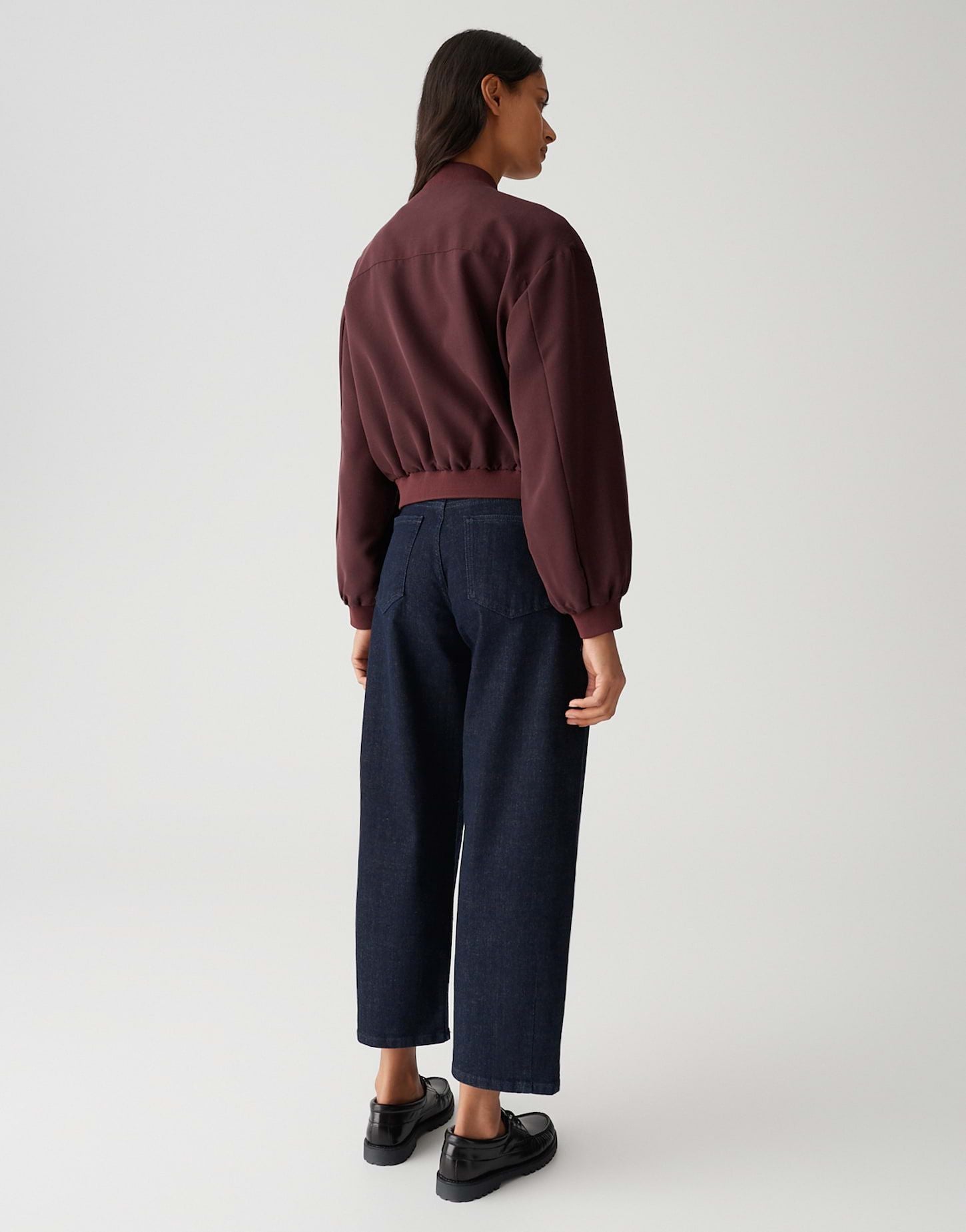Opus Damen Jacke bordeaux