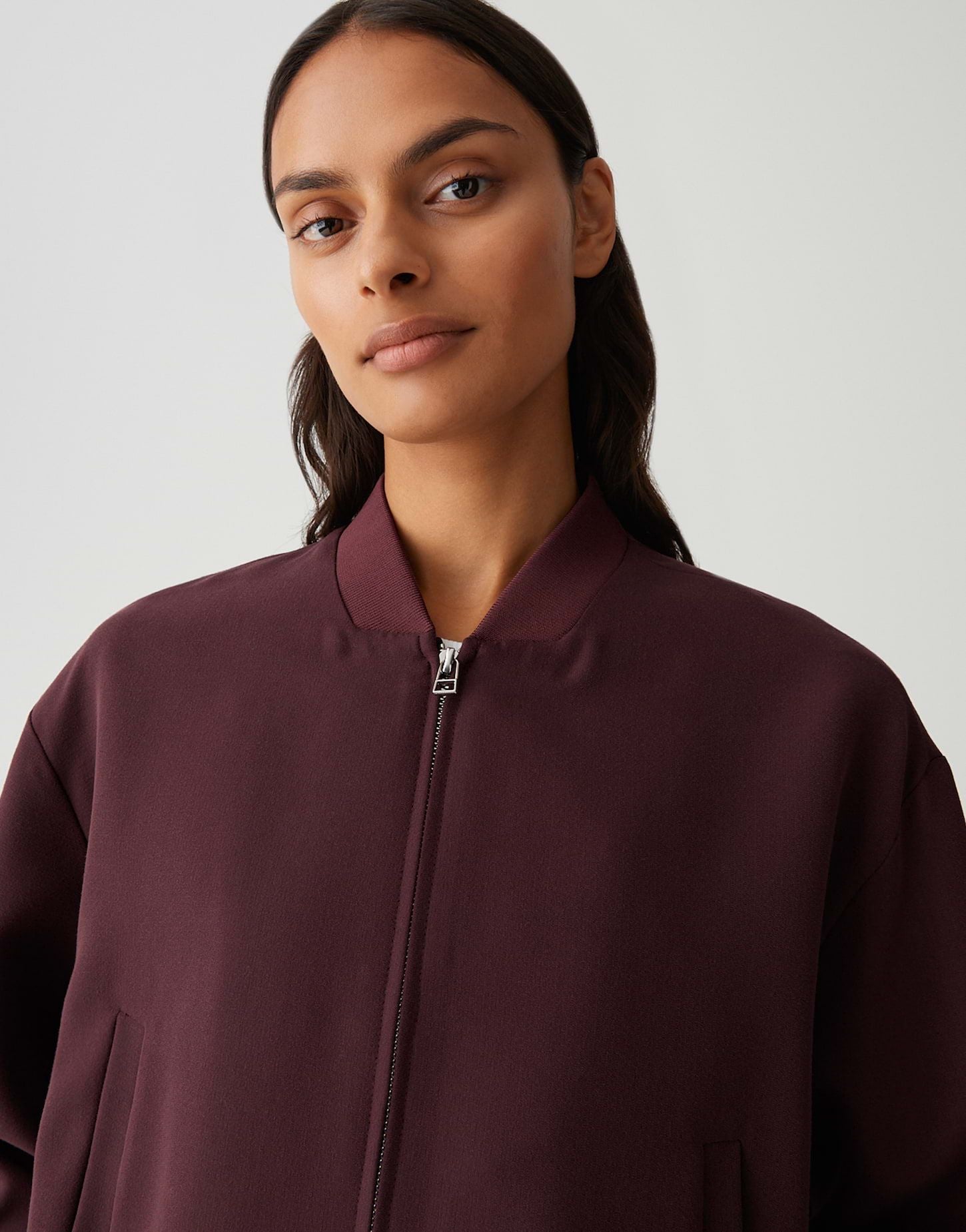 Opus Damen Jacke bordeaux