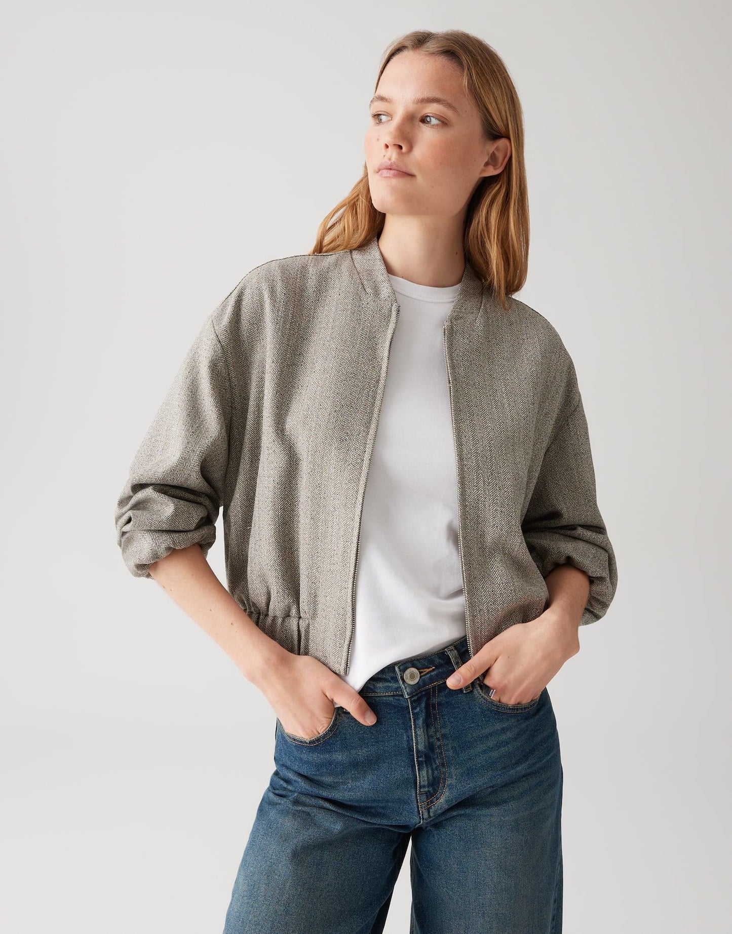 Opus Damen Jacke beige