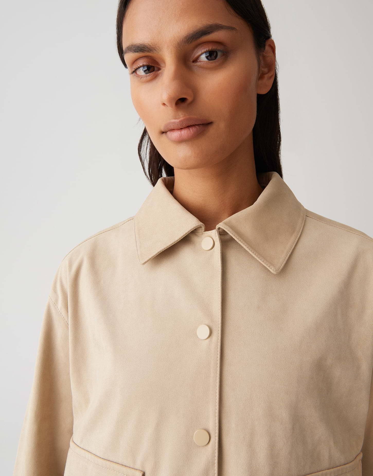 Opus Damen Jacke beige