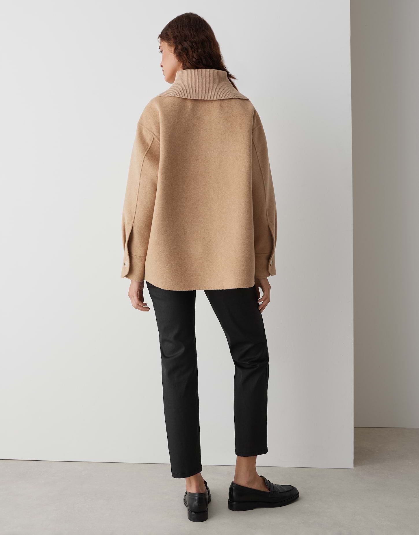Opus Damen Jacke Josia braun