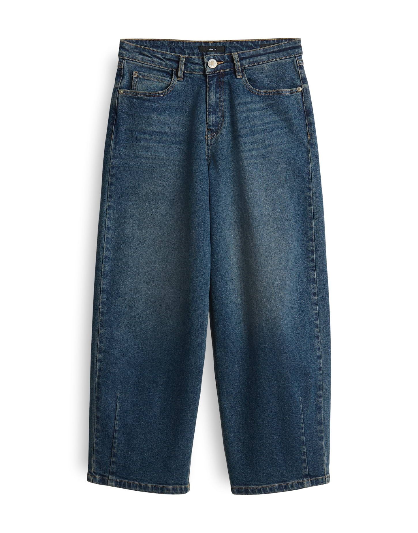 Opus Damen Barrel Jeans Lolah modern blau