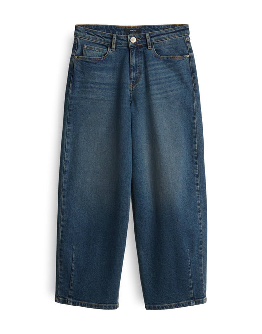 Opus Damen Barrel Jeans Lolah modern blau