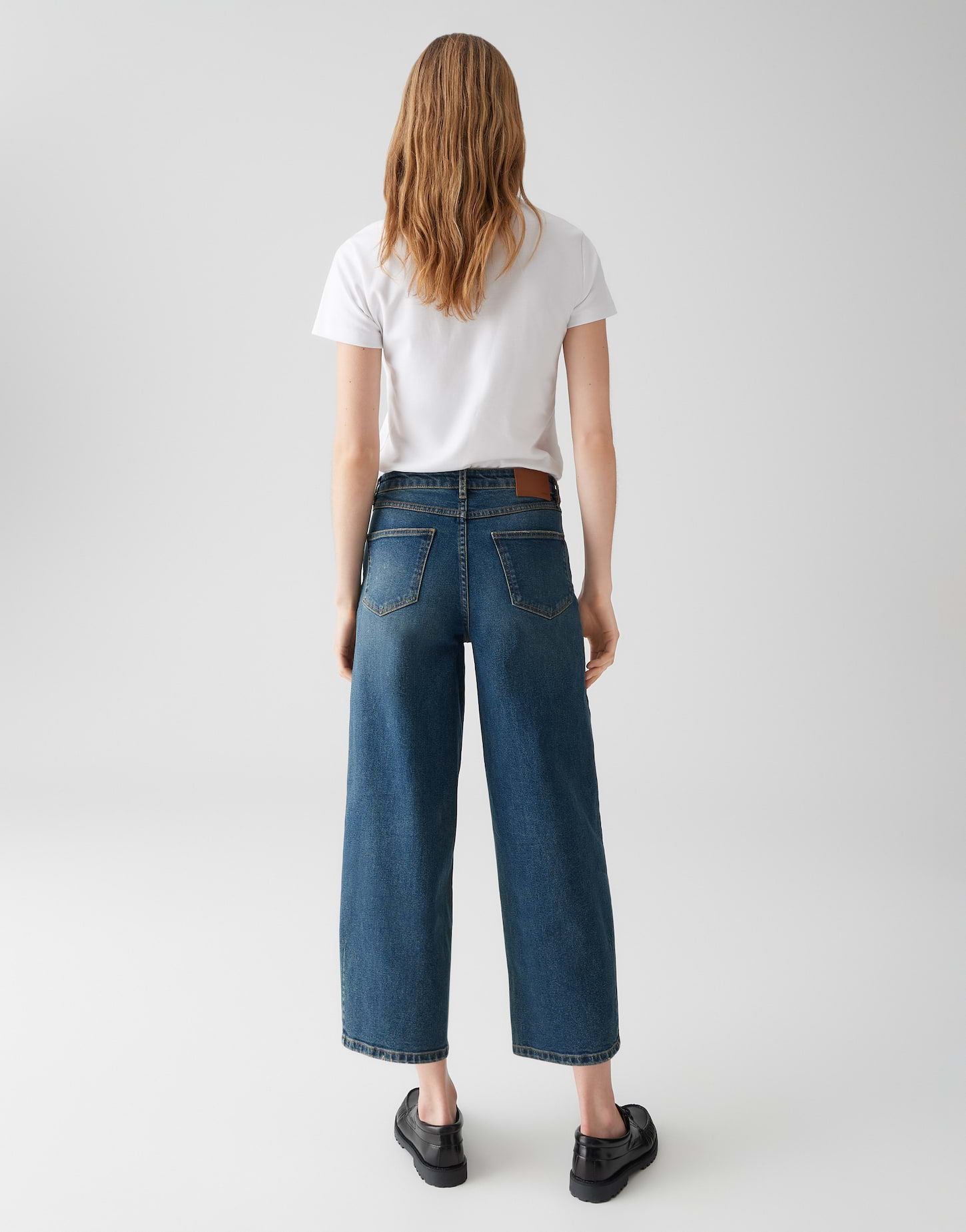 Opus Damen Barrel Jeans Lolah modern blau