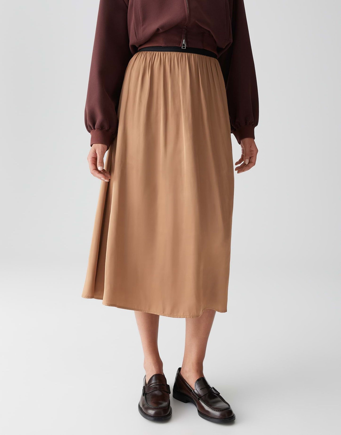 Opus Damen Rock braun