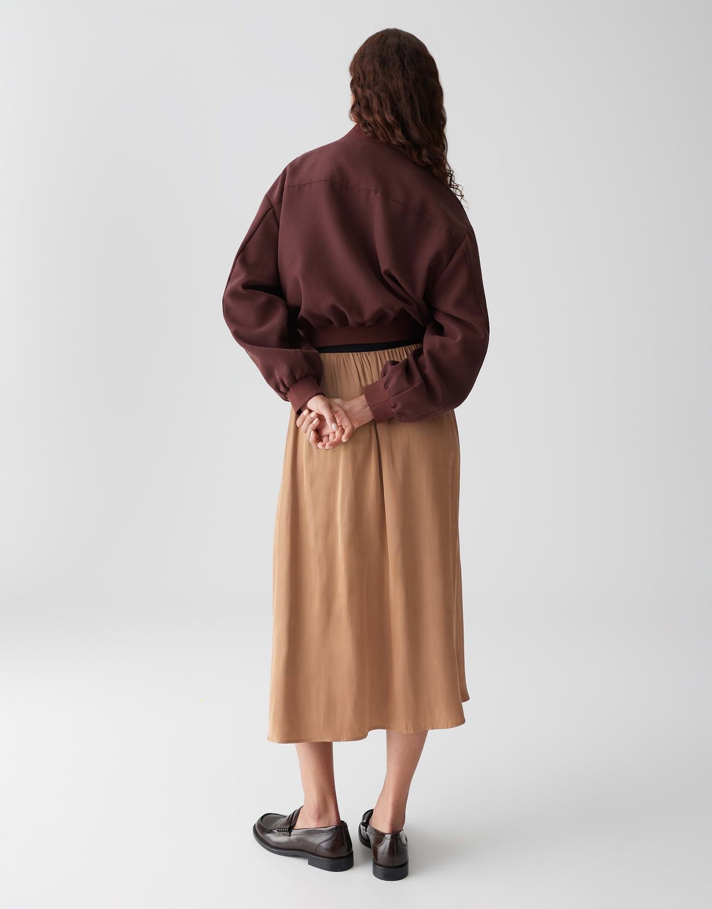 Opus Damen Rock braun