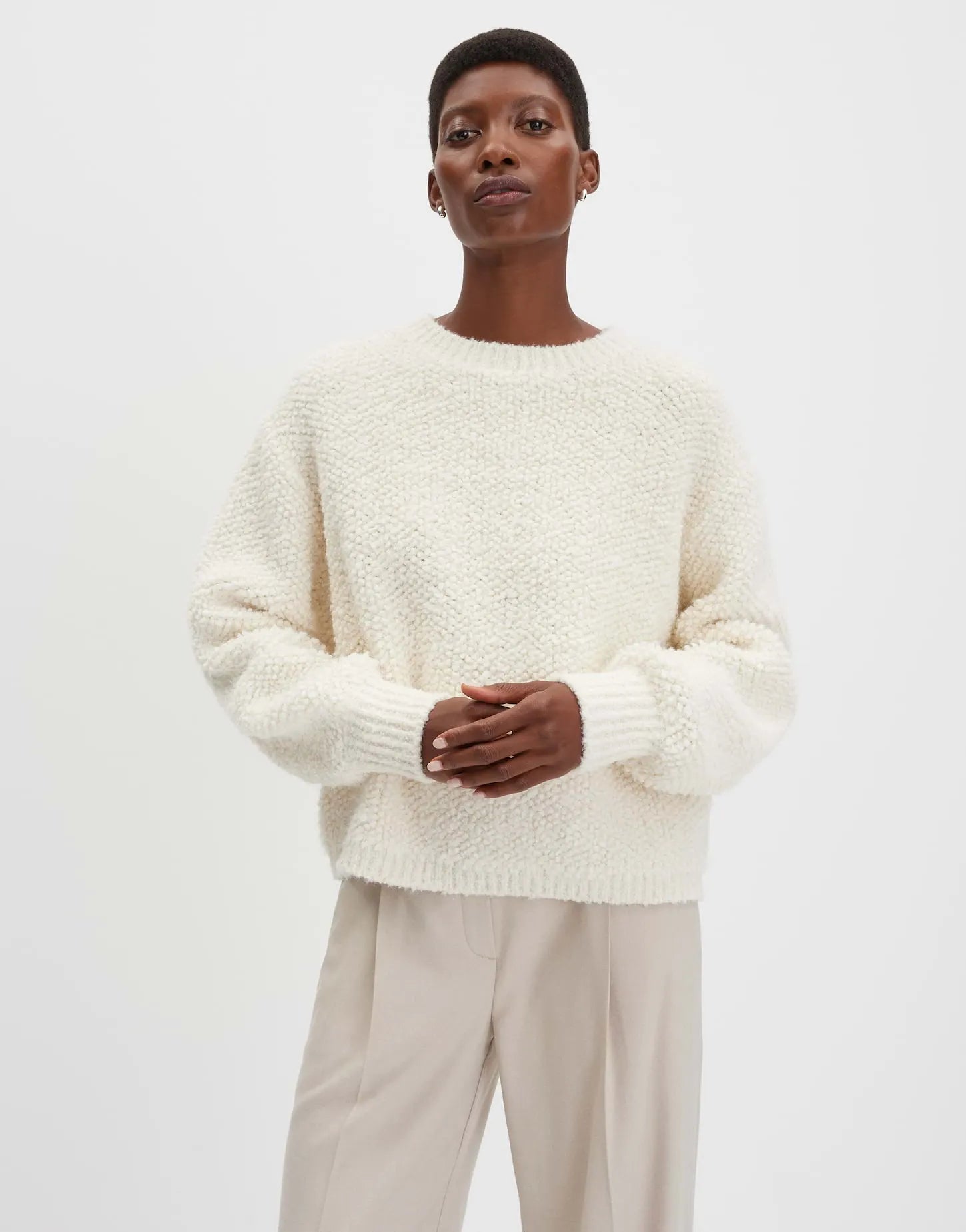 Someday Damen Pullover beige