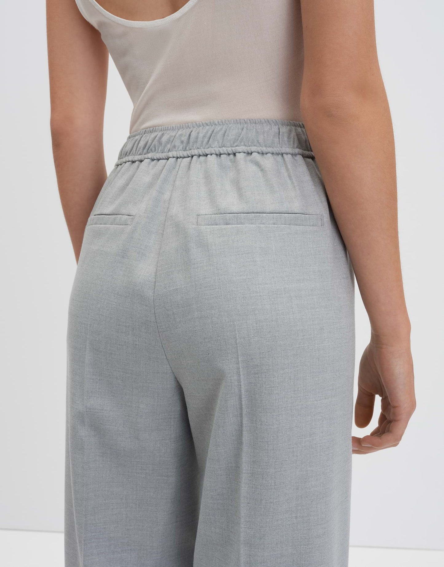 someday Damen Hose Cevil cropped grau
