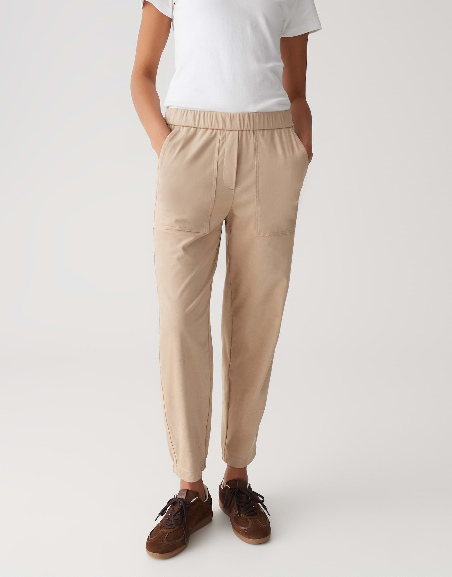 Opus Damen Hose beige