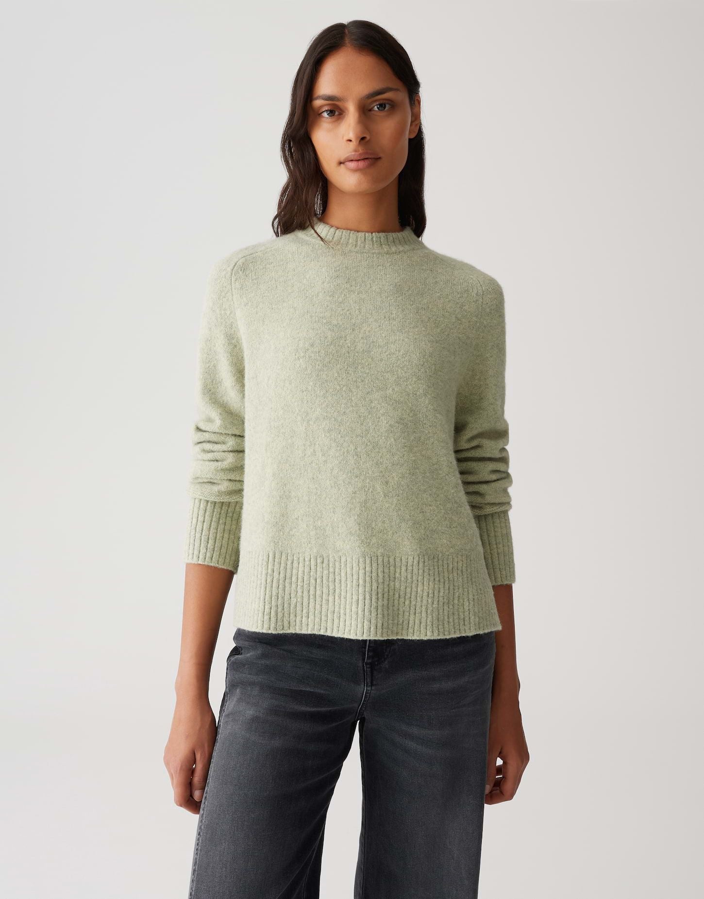 Opus Damen Pullover grün
